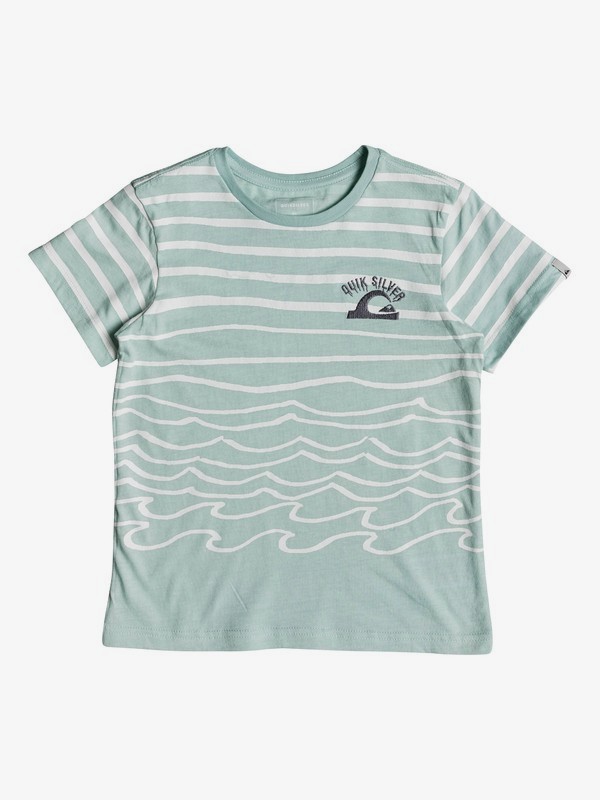 quiksilver, Super Navy - T-Shirt for Boys 2-7, BLUE HAZE (bga0) 0 Super Navy - T-Shirt for Boys 2-7 Blue EQKZT03228 Quiksilver