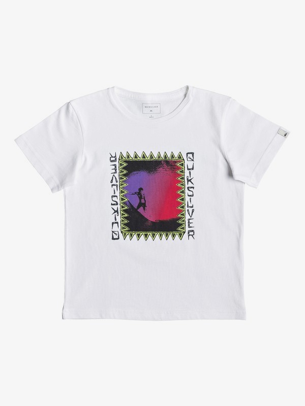 quiksilver, Ka Riding - T-shirt pour garçon 2-7, WHITE (wbb0) 0 Ka Riding - T-shirt pour garçon 2-7 Blanc EQKZT03287 Quiksilver