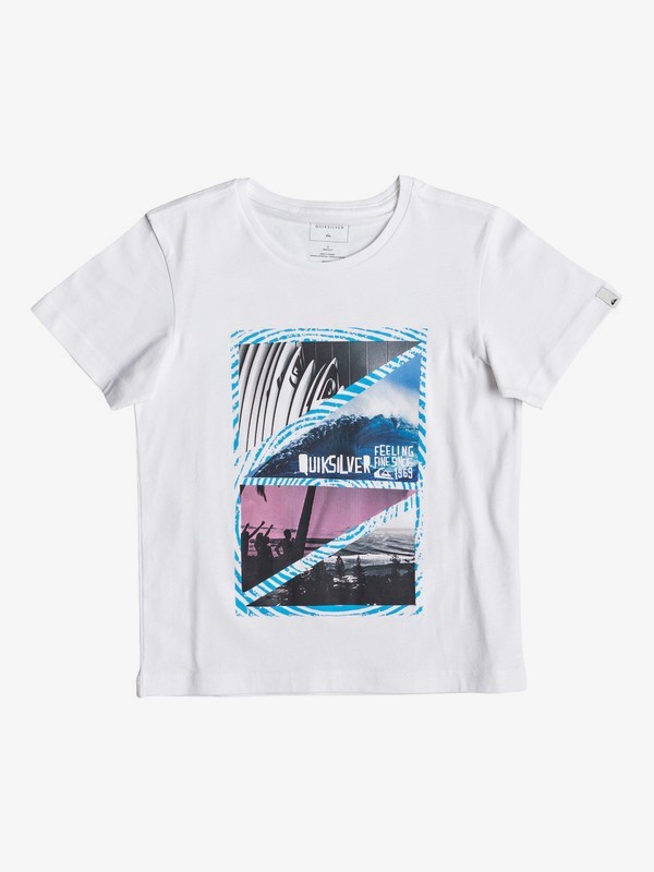 quiksilver, Youth Dream - Camiseta para Chicos 2-7, WHITE (wbb0) 0 Youth Dream - Camiseta para Chicos 2-7 Blanco EQKZT03291 Quiksilver