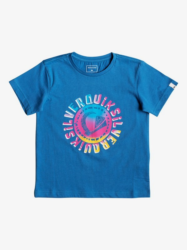 quiksilver, Rasta Logo - Camiseta para Chicos 2-7, SOUTHERN OCEAN (bpb0) 0 Rasta Logo - Camiseta para Chicos 2-7 Azul EQKZT03294 Quiksilver