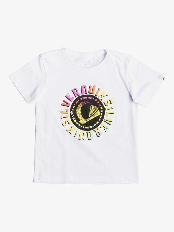 quiksilver, Rasta Logo - T-shirt pour garçon 2-7, WHITE (wbb0) 0 Rasta Logo - T-shirt pour garçon 2-7 Blanc EQKZT03294 Quiksilver