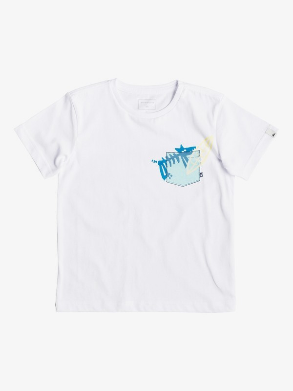 quiksilver, Ghetto Dog - T-Shirt für Jungen 2-7, WHITE (wbb0) 0 Ghetto Dog - T-Shirt für Jungen 2-7 Weiss EQKZT03296 Quiksilver