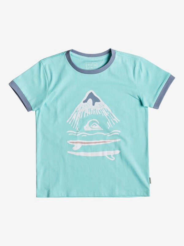 quiksilver, Byron Boogie - Camiseta para Chicos 2-7, AQUA SPLASH (bzg0) 0 Byron Boogie - Camiseta para Chicos 2-7 Azul EQKZT03299 Quiksilver