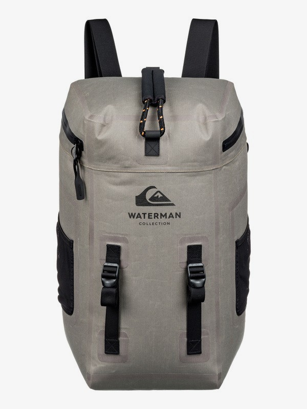 quiksilver, Waterman Deeptide 40L Submersible Waterproof Surf Backpack, CROCODILE (crn0) 0 Waterman Deeptide 40L Submersible Waterproof Surf Backpack Brown EQMBP03003 Quiksilver
