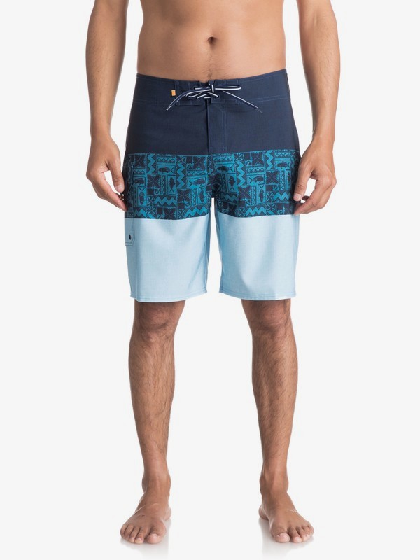 quiksilver, FAIRWAY TRI BLOCK, ESTATE BLUE (bsw0) 0 FAIRWAY TRI BLOCK EQMBS03019 Quiksilver