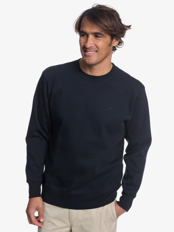 quiksilver, Waterman Dead Break Sweatshirt, BLACK (kvj0) 0 Waterman Dead Break Sweatshirt Black EQMFT03025 Quiksilver