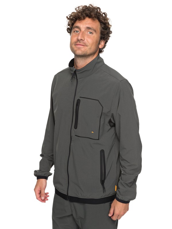quiksilver, Waterman Quiksilver - Technical Paddle Jacket for Men, DARK SHADOW (krp0) 0 Waterman Quiksilver - Technical Paddle Jacket for Men Black EQMJK03010 Quiksilver