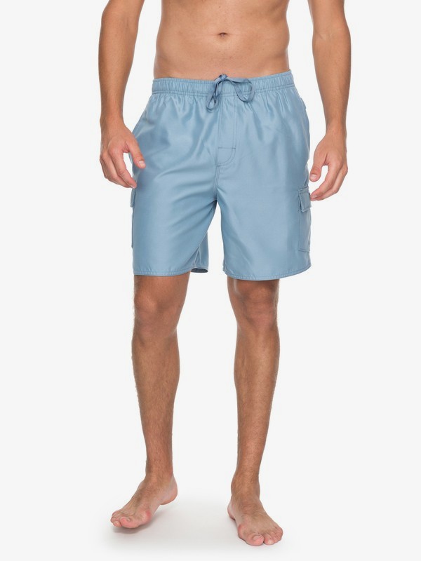 quiksilver, Waterman Balance 18" Volleys, BLUE SHADOW (bkq0) 0 Waterman Balance 18" Volleys EQMJV03031 Quiksilver