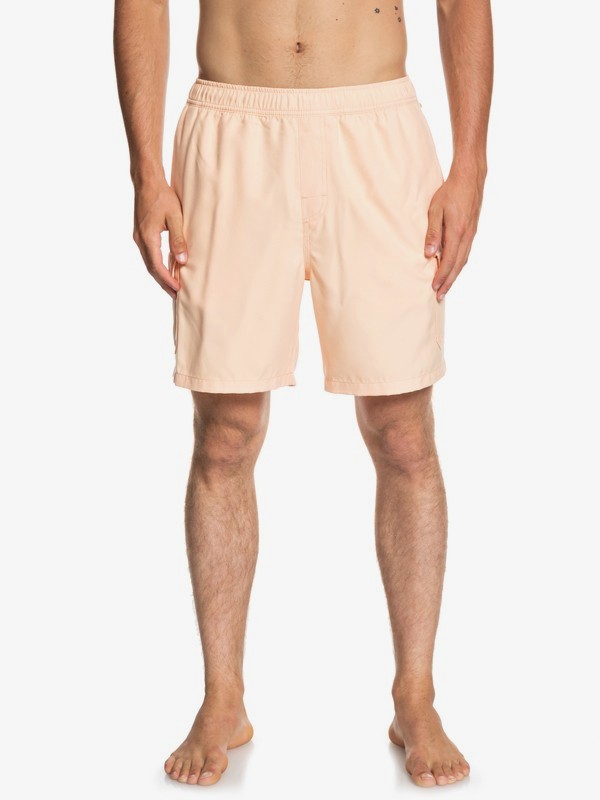 quiksilver, Waterman Balance 18" Volleys, PEACH FUZZ (net0) 0 Waterman Balance 18" Volleys Orange EQMJV03050 Quiksilver