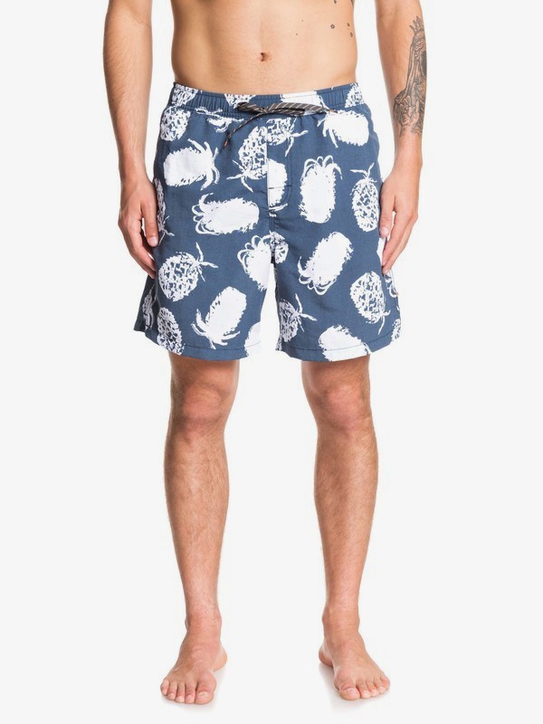 quiksilver, Waterman Pineapple Web 18" Volleys, MAJOLICA BLUE (bsm6) 0 Waterman Pineapple Web 18" Volleys Blue EQMJV03054 Quiksilver