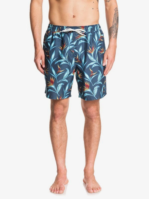 quiksilver, Waterman Maze Day 18" Volleys, MAJOLICA BLUE (bsm6) 0 Waterman Maze Day 18" Volleys Blue EQMJV03055 Quiksilver