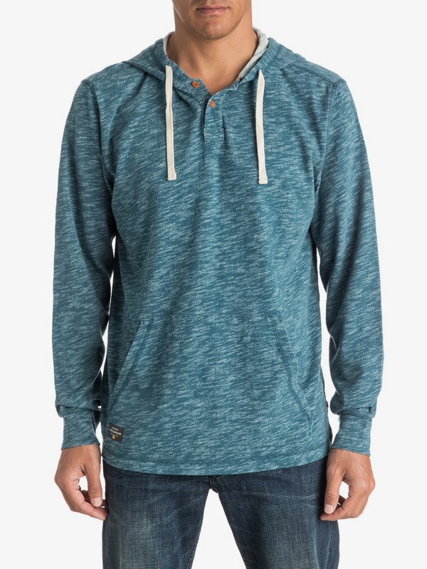 quiksilver, Waterman Sandbar - Hooded Long Sleeve Top, LEGION BLUE (bsk0) 0 Waterman Sandbar - Hooded Long Sleeve Top EQMKT03008 Quiksilver