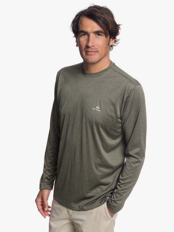 quiksilver, Waterman Heat Runner - T-shirt à manches longues pour Homme, IVY GREEN (crb0) 0 Waterman Heat Runner - T-shirt à manches longues pour Homme Marron EQMKT03040 Quiksilver