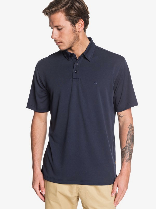 quiksilver, Camisa Polo Manga Corta Water 2 Waterman, PARISIAN NIGHT (byp0) 0 Camisa Polo Manga Corta Water 2 Waterman Azul EQMKT03046 Quiksilver