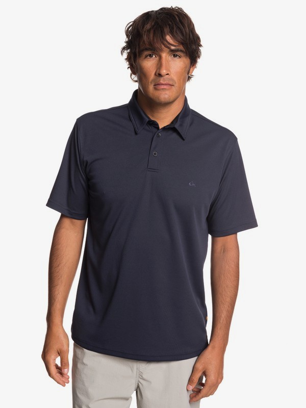quiksilver, Waterman Water - Polo de Manga Corta con UPF 30 para Hombre, PARISIAN NIGHT (byp0) 0 Waterman Water - Polo de Manga Corta con UPF 30 para Hombre Azul EQMKT03051 Quiksilver