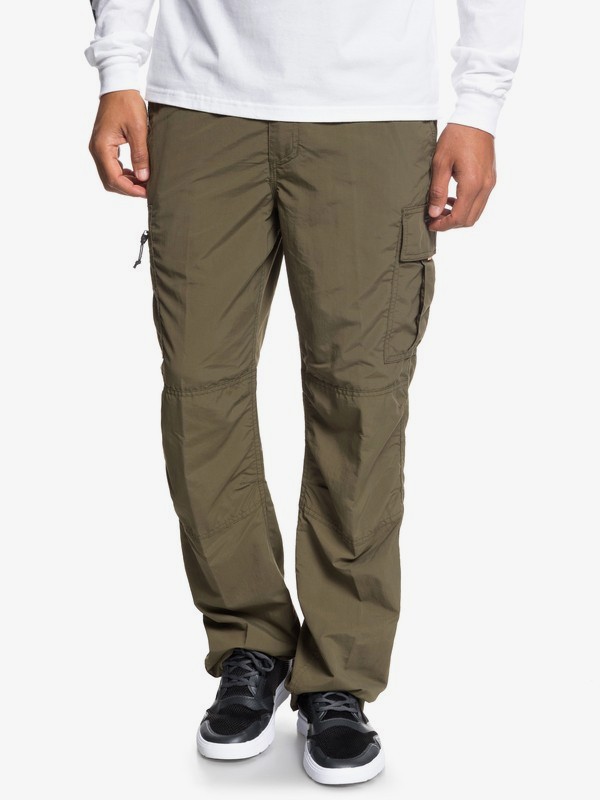 quiksilver, Waterman Skipper - Pantalón cargo técnico para Hombre, IVY GREEN (crb0) 0 Waterman Skipper - Pantalón cargo técnico para Hombre Marron EQMNP03011 Quiksilver