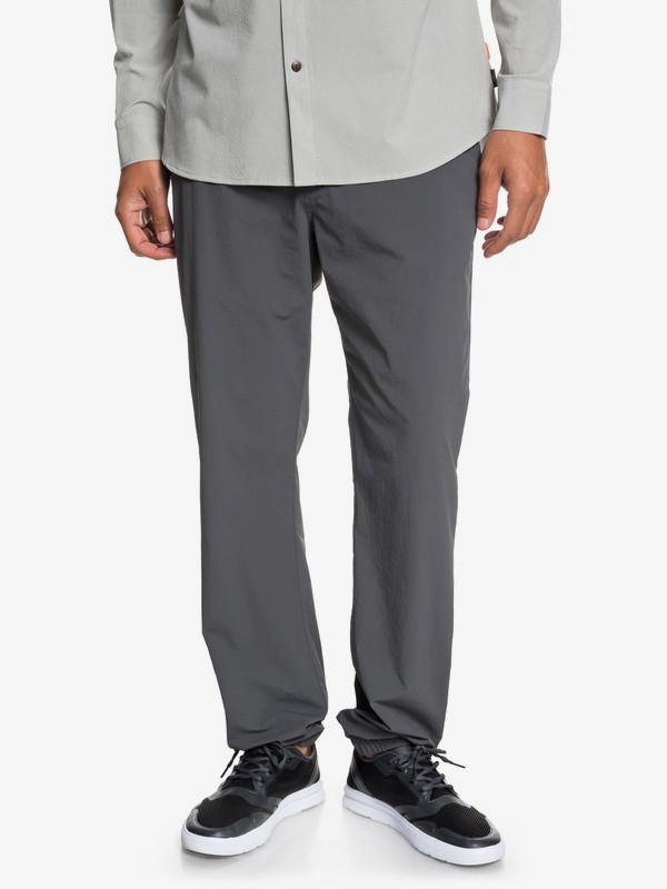 quiksilver, Waterman Amphibian Joggers, DARK SHADOW (krp0) 0 Waterman Amphibian Joggers Black EQMNP03013 Quiksilver