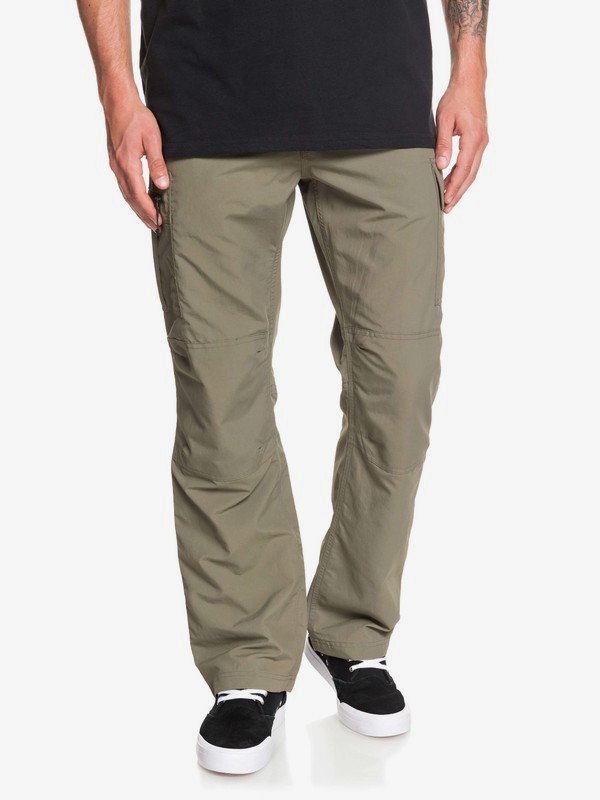 quiksilver, Waterman Skipper - Lightweight Cargo Trousers, DUSTY OLIVE (gpb0) 0 Waterman Skipper - Lightweight Cargo Trousers Green EQMNP03020 Quiksilver