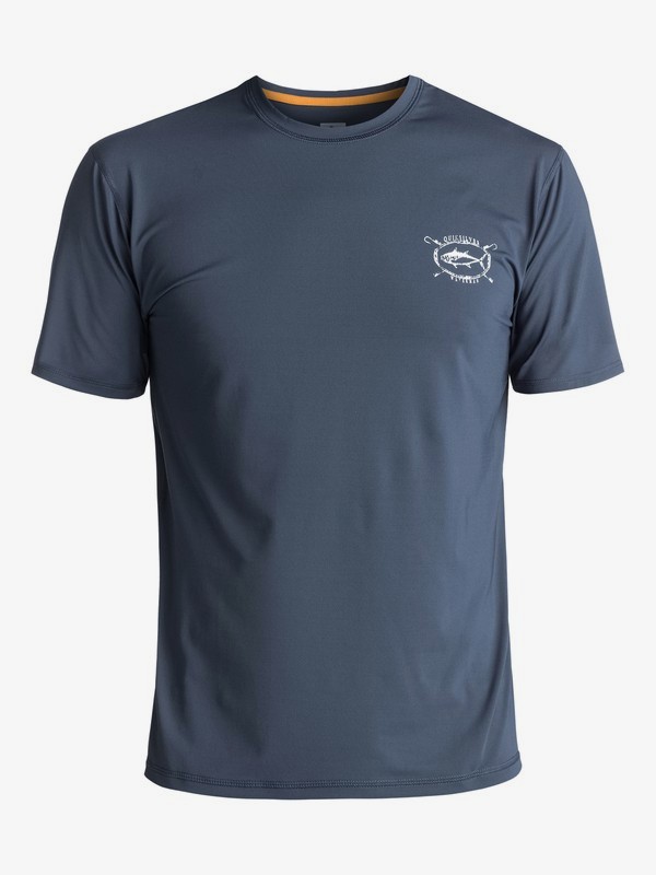 quiksilver, Waterman Chill Amphibian UPF 50 Surf Tee, DARK DENIM (brq0) 0 Waterman Chill Amphibian UPF 50 Surf Tee Blue EQMWR03020 Quiksilver