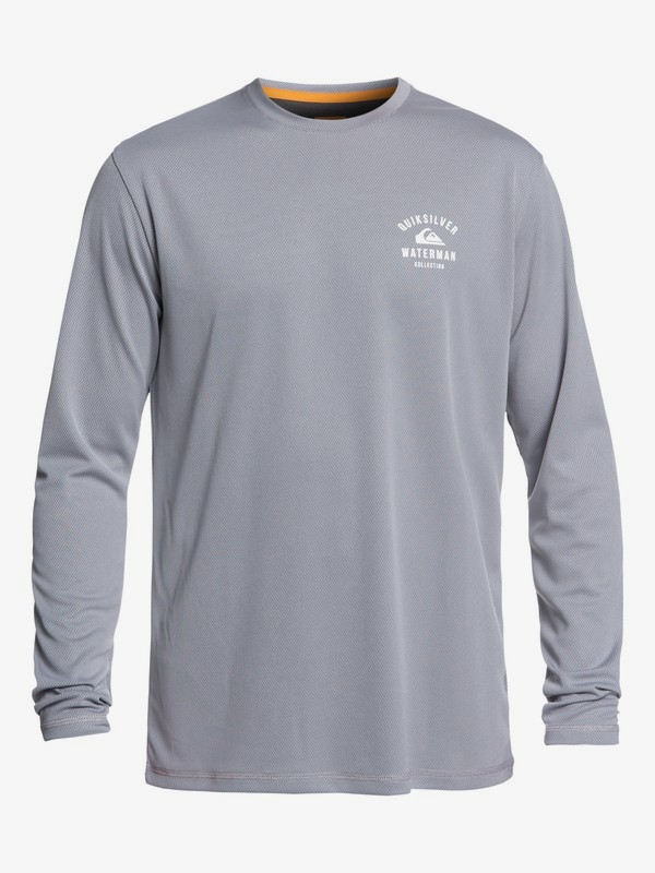 quiksilver, Waterman Gut Check - Licra anfibia de manga larga con protección solar UPF 40 para Hombre, SLEET (szp0) 0 Waterman Gut Check - Licra anfibia de manga larga con protección solar UPF 40 para Hombre Gris EQMWR03041 Quiksilver