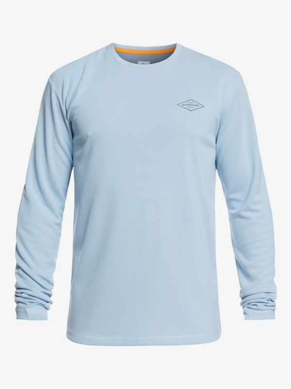 quiksilver, Waterman Gut Check Long Sleeve UPF 30 Rashguard, CERULEAN (bfn0) 0 Waterman Gut Check Long Sleeve UPF 30 Rashguard Blue EQMWR03051 Quiksilver