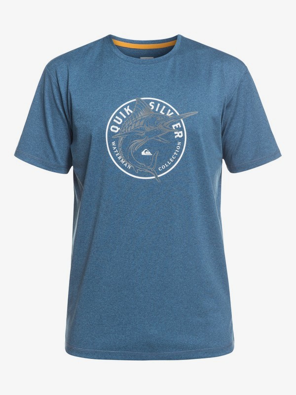 quiksilver, Waterman Watermarked Long Sleeve UPF 50 Surf Tee, MONACO BLUE (byc0) 0 Waterman Watermarked Long Sleeve UPF 50 Surf Tee Blue EQMWR03053 Quiksilver