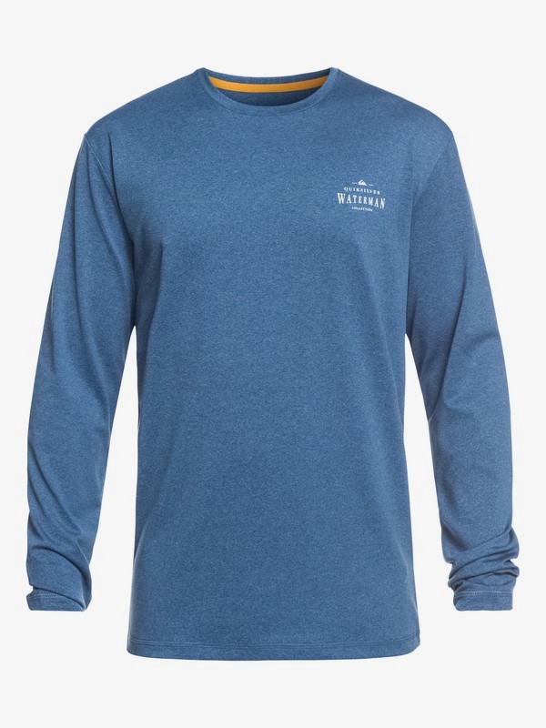 quiksilver, Waterman Watermarked Long Sleeve UPF 50 Surf Tee, MONACO BLUE (byc0) 0 Waterman Watermarked Long Sleeve UPF 50 Surf Tee Blue EQMWR03054 Quiksilver