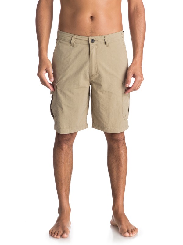 quiksilver, Шорты Waterman Skipper, TWILL (tka0) 0 Шорты Waterman Skipper Бежевый EQMWS03016 Quiksilver