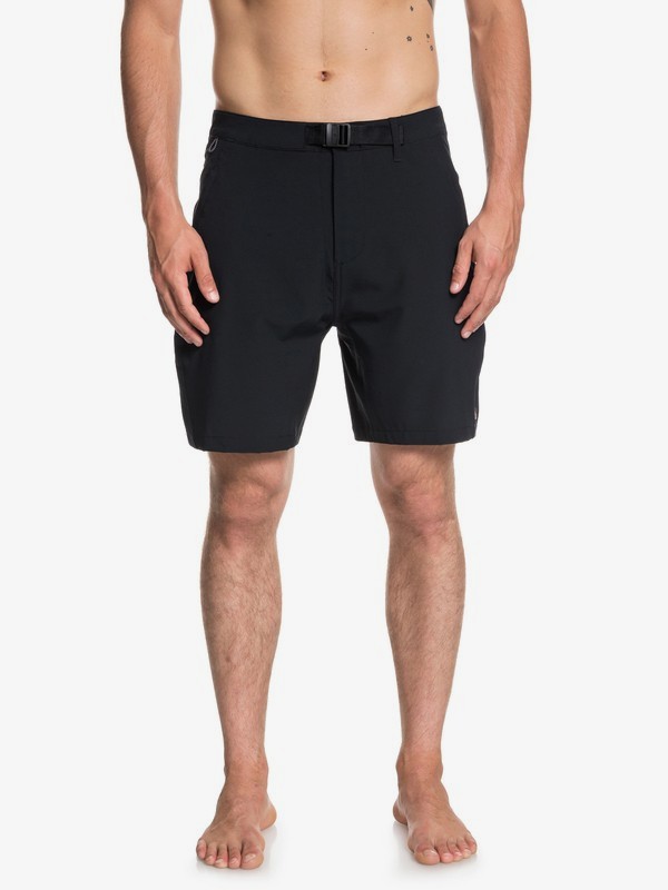 quiksilver, Waterman Venture 19" - Amphibian Board Shorts for Men, BLACK (kvj0) 0 Waterman Venture 19" - Amphibian Board Shorts for Men Black EQMWS03049 Quiksilver