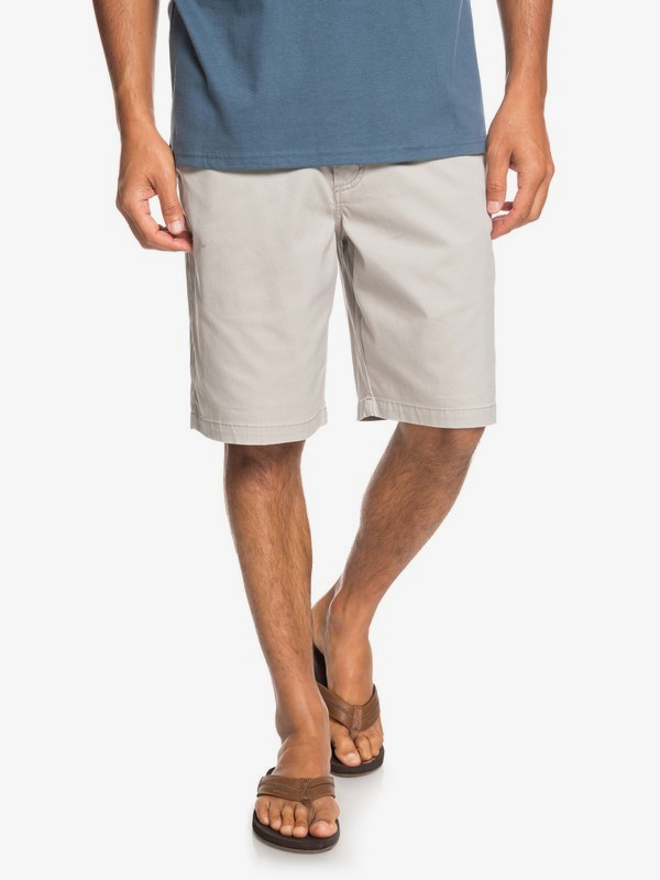 quiksilver, Waterman Secret Ocean Chino Shorts, FLINT GRAY (sjm0) 0 Waterman Secret Ocean Chino Shorts Grey EQMWS03075 Quiksilver