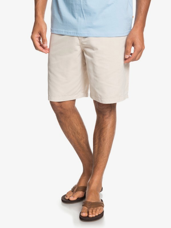quiksilver, Waterman Maldive 20" - Chino Shorts for Men, RAINY DAY (sew0) 0 Waterman Maldive 20" - Chino Shorts for Men Grey EQMWS03076 Quiksilver