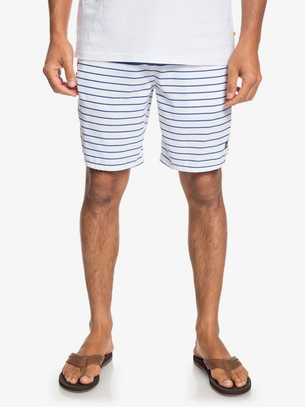 quiksilver, Waterman Outta Sea - Elasticated Shorts for Men, SNOW WHITE (wbk0) 0 Waterman Outta Sea - Elasticated Shorts for Men White EQMWS03081 Quiksilver