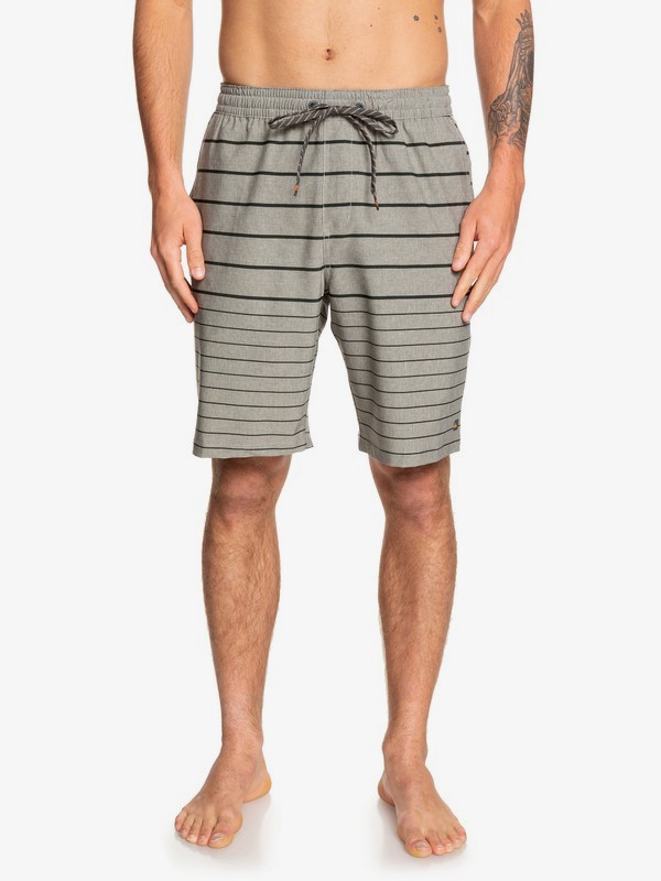 quiksilver, Waterman Suva Stripe 20" - Amphibian Board Shorts for Men, IVY GREEN (crb6) 0 Waterman Suva Stripe 20" - Amphibian Board Shorts for Men Brown EQMWS03092 Quiksilver