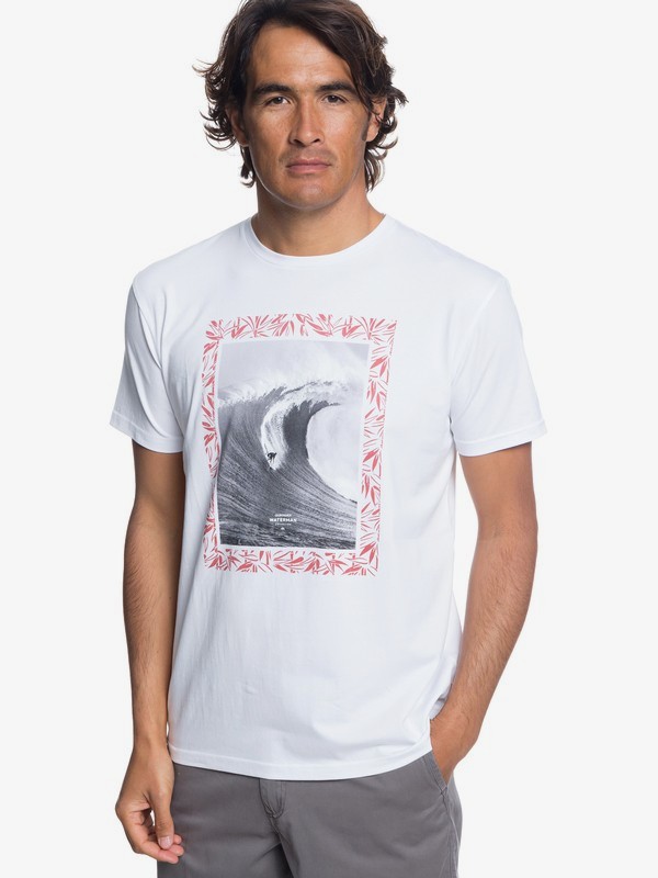 quiksilver, Waterman Nice Right - Camiseta para Hombre, WHITE (wbb0) 0 Waterman Nice Right - Camiseta para Hombre Blanco EQMZT03097 Quiksilver