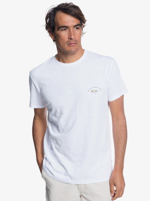quiksilver, Waterman Lady Bomb - Maglietta da Uomo, WHITE (wbb0) 0 Waterman Lady Bomb - Maglietta da Uomo White EQMZT03120 Quiksilver