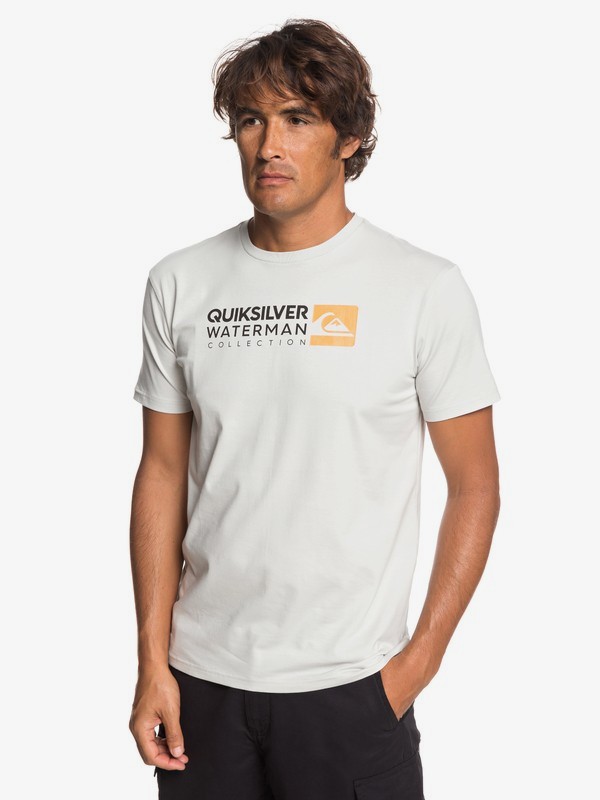 quiksilver, Waterman Return To Forever - Camiseta para Hombre, LUNAR ROCK (sfb0) 0 Waterman Return To Forever - Camiseta para Hombre Gris EQMZT03151 Quiksilver