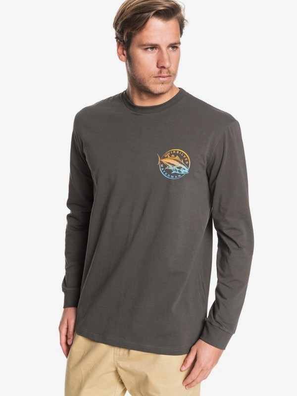 quiksilver, Waterman Quick Swimmer Long Sleeve Tee, RAVEN (ksq0) 0 Waterman Quick Swimmer Long Sleeve Tee Black EQMZT03182 Quiksilver