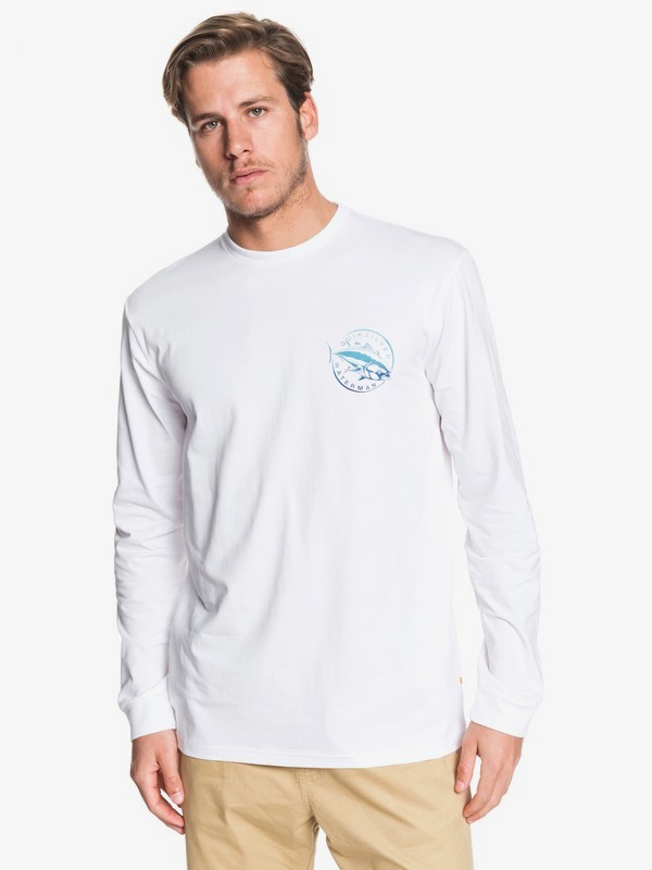 quiksilver, Waterman Quick Swimmer Long Sleeve Tee, WHITE (wbb0) 0 Waterman Quick Swimmer Long Sleeve Tee White EQMZT03182 Quiksilver