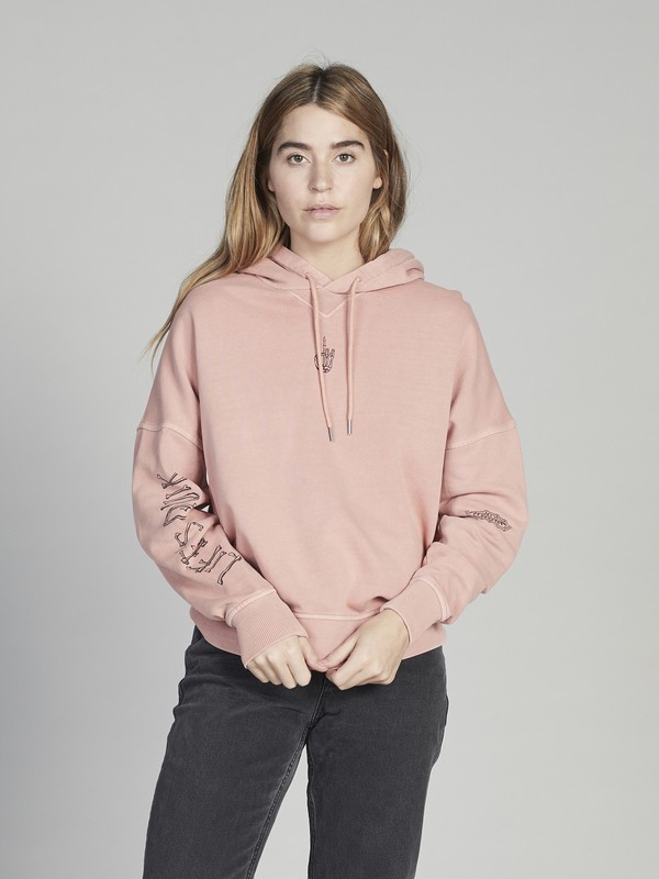 quiksilver, Quiksilver Womens Boxy Hoodie, ROSE DAWN (mkb0) 0 Quiksilver Womens Boxy Hoodie Pink EQWFT03002 Quiksilver