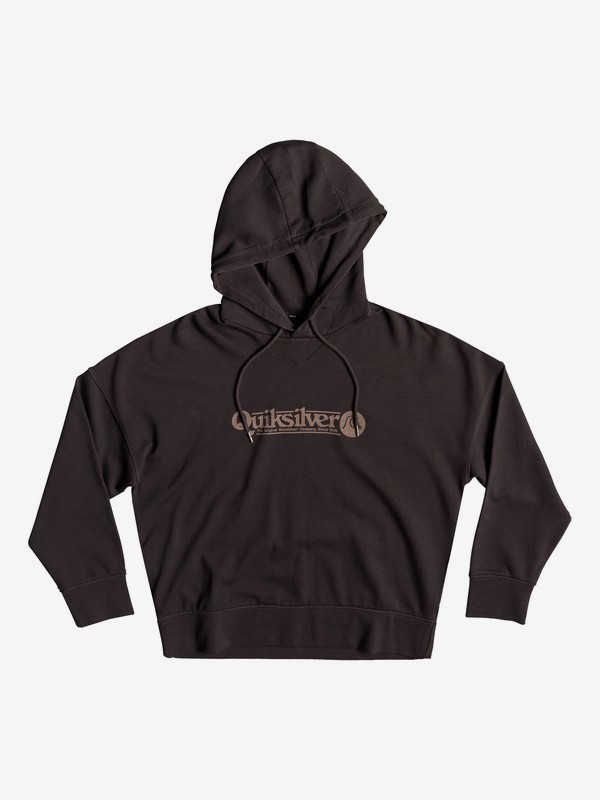 quiksilver, Quiksilver Womens - Kapuzenpulli mit Boxy Fit für Frauen, TARMAC (kta0) 0 Quiksilver Womens - Kapuzenpulli mit Boxy Fit für Frauen Schwarz EQWFT03002 Quiksilver