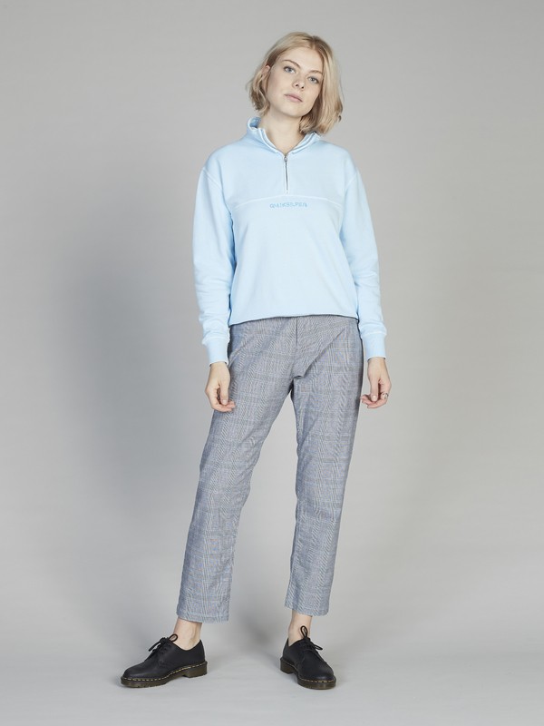 quiksilver, Quiksilver Womens Pleated Chino Pants, NAVY BLAZER CHECK STRETCH (byj1) 0 Quiksilver Womens Pleated Chino Pants Blue EQWNP03003 Quiksilver