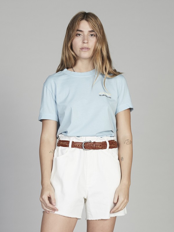 quiksilver, Quiksilver Womens HighWaist Elasticated Denim Shorts, WHITE (wbb0) 0 Quiksilver Womens HighWaist Elasticated Denim Shorts White EQWNS03004 Quiksilver