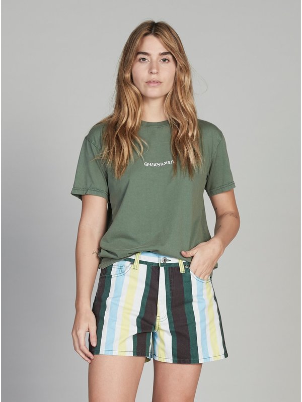 quiksilver, Quiksilver Women Loose Shorts for Women, ANTIQUE WHITE OG VER STRIPES (wcl6) 0 Quiksilver Women Loose Shorts for Women White EQWNS03017 Quiksilver