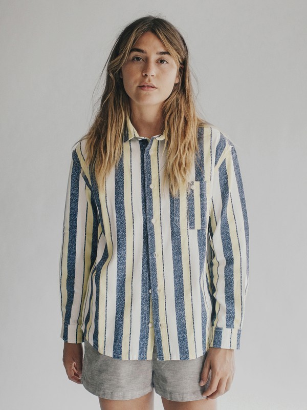 quiksilver, Quiksilver Womens - Camisa/Chaqueta de Manga Larga para Mujer, MEDIEVAL BLUE CISCO INFERNO (bte6) 0 Quiksilver Womens - Camisa/Chaqueta de Manga Larga para Mujer Azul EQWWT03001 Quiksilver