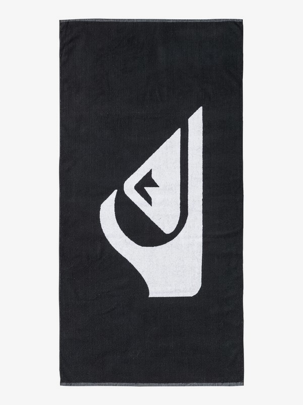 quiksilver, Woven Logo - Beach Towel, BLACK (kvj0) 0 Woven Logo - Beach Towel Black EQYAA03108 Quiksilver