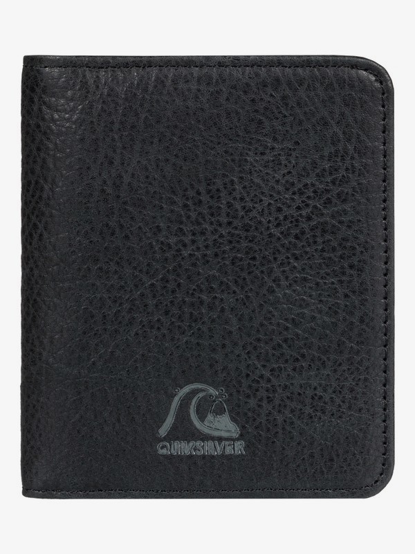 quiksilver, Octopus Leather Wallet, BLACK (kvj0) 0 Octopus Leather Wallet EQYAA03376 Quiksilver