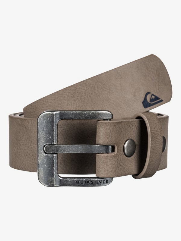quiksilver, Main Street - Ceinture imitation cuir, LEAD GRAY (tmt0) 0 Main Street - Ceinture imitation cuir Beige EQYAA03476 Quiksilver