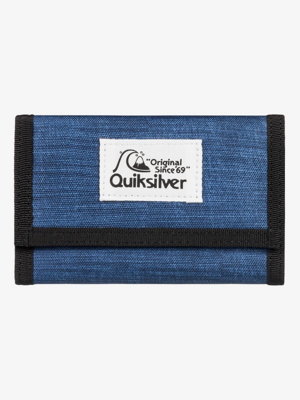 quiksilver, The Everydaily - Cartera de pliegue triple, NAVY BLAZER HEATHER (byjh) 0 The Everydaily - Cartera de pliegue triple Azul EQYAA03530 Quiksilver