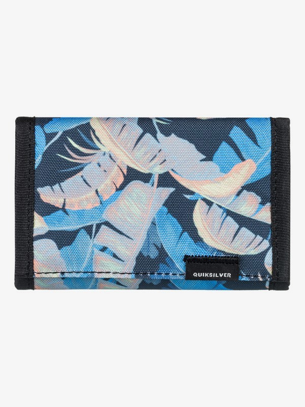 quiksilver, The Everydaily - Cartera de pliegue triple, TARMAC (kta0) 0 The Everydaily - Cartera de pliegue triple Negro EQYAA03530 Quiksilver