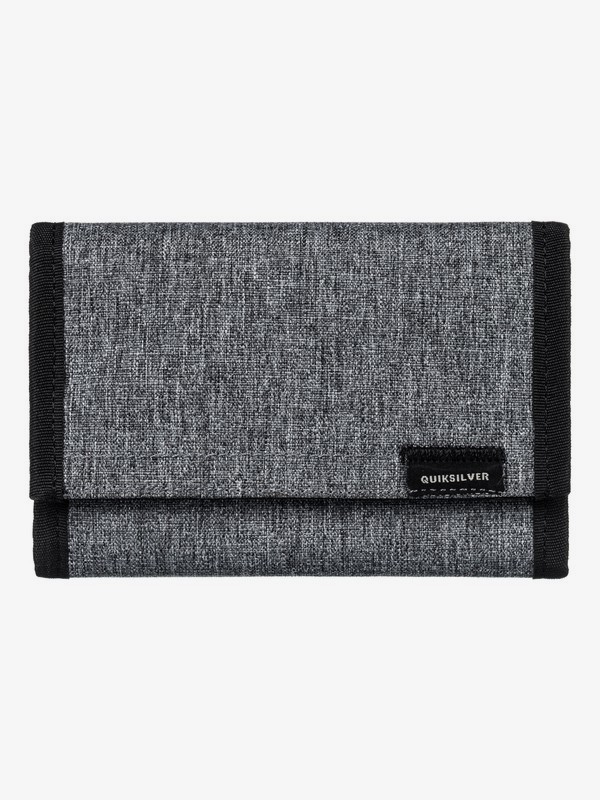 quiksilver, The Everydaily - Tri-Fold Wallet for Men, LIGHT GREY HEATHER (sgrh) 0 The Everydaily - Tri-Fold Wallet for Men Grey EQYAA03530 Quiksilver